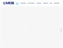 Tablet Screenshot of mcs.com.mx