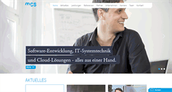 Desktop Screenshot of mcs.de
